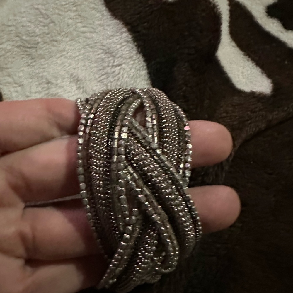 Elegant Silver Braided Bracelet☺️ Must bundle! 3 for $10 or 4 for $15 etc